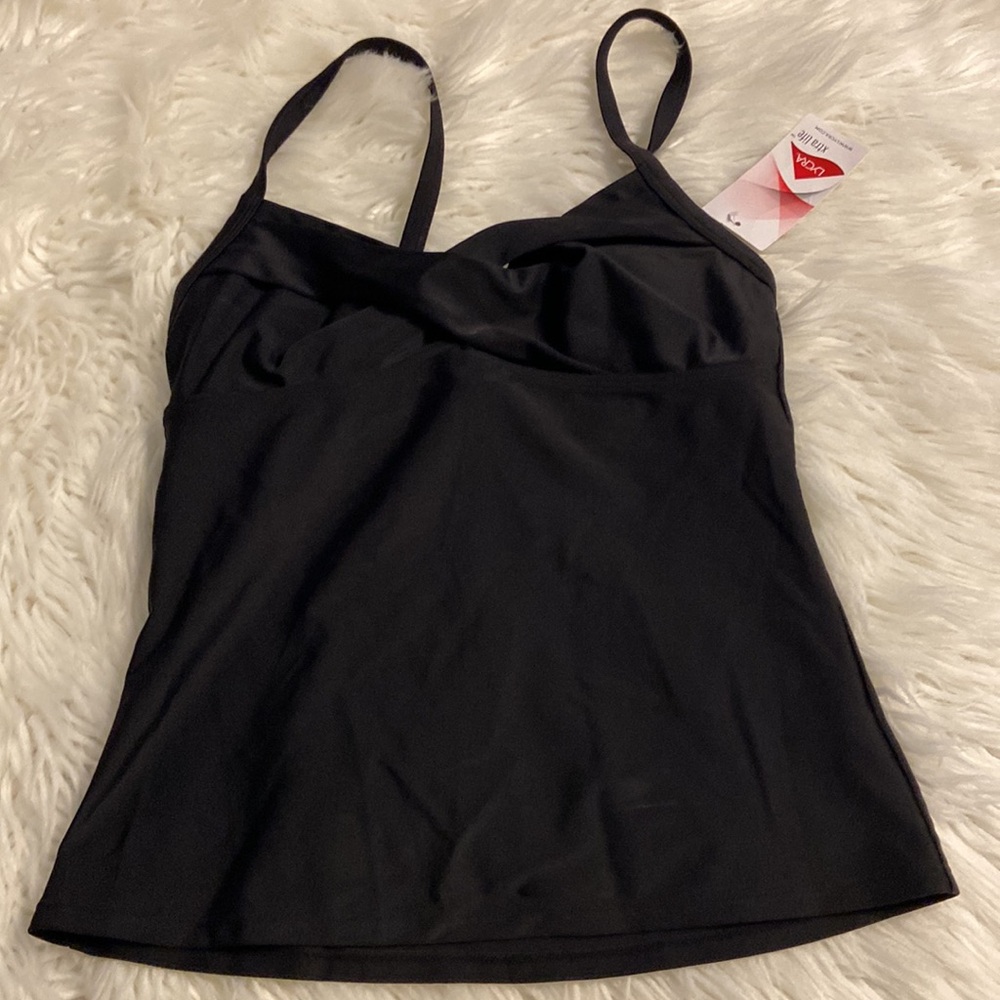 Athleta Black Camisole Top size 34 B/C brand new adjustable stripes - Picture 7 of 8